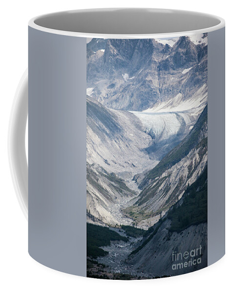 Alaska Coffee Mug featuring the photograph Queen Inlet Glacier by Timothy Johnson