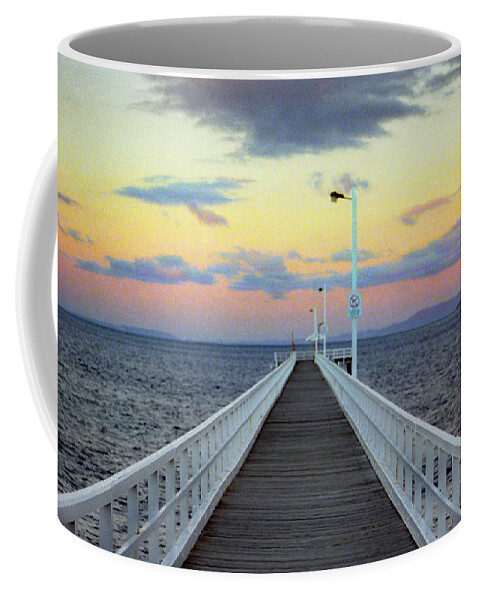 Sunset Coffee Mug featuring the photograph Queenscliff Sunset by Jerry Griffin