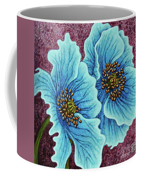 Poppy Coffee Mug featuring the painting Quiet Contemplation by Amy E Fraser