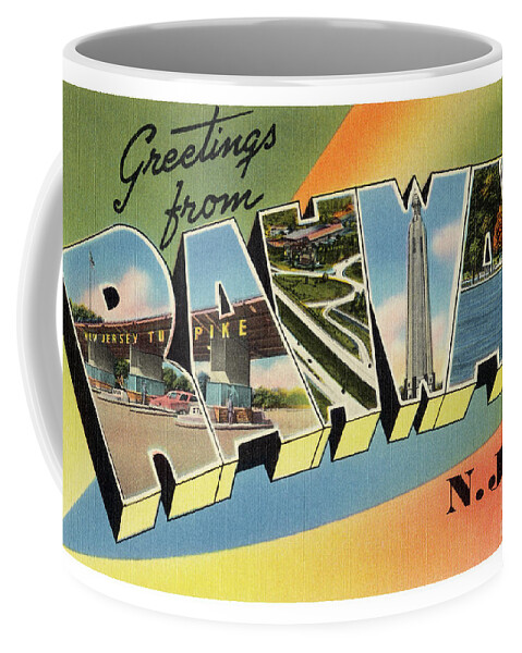 Camden Coffee Mug featuring the photograph Rahway Greetings by Mark Miller
