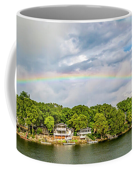 Rainbow Coffee Mug featuring the photograph Rainbow Over Grand Lake by David Wagenblatt