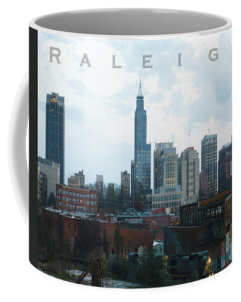 Raleigh Coffee Mug featuring the photograph Raleigh Skyline photo 16 x 20 ratio by Tommy Midyette