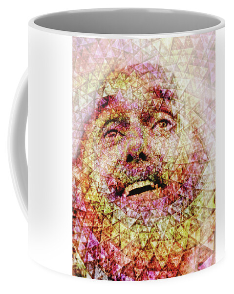 Ram Dass Coffee Mug featuring the digital art Ram Dass In Samadhi by J U A N - O A X A C A