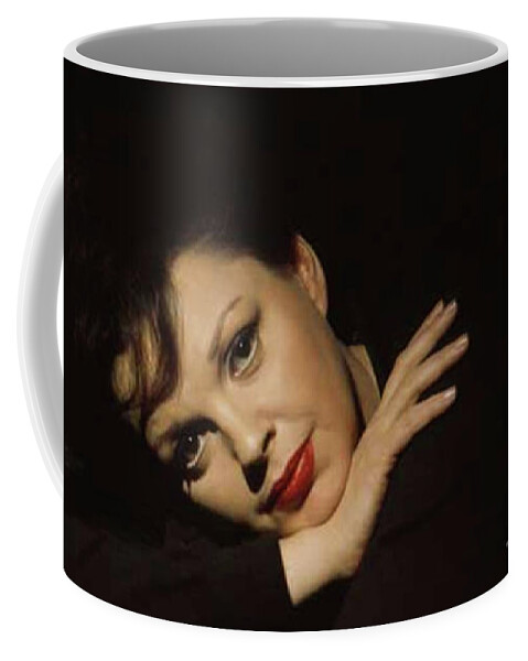 Judy Garland Coffee Mug featuring the photograph Rare Judy Garland Pose by Doc Braham