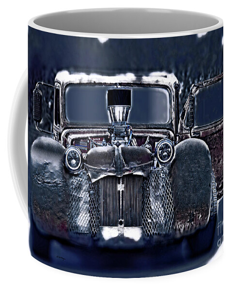 Cars Coffee Mug featuring the mixed media Rat-Rod by DB Hayes