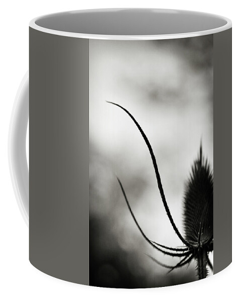 Thistle Coffee Mug featuring the photograph Reach up by Michelle Wermuth