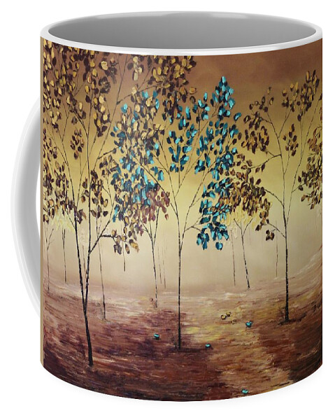 Landscape Coffee Mug featuring the painting Rebel by Berlynn