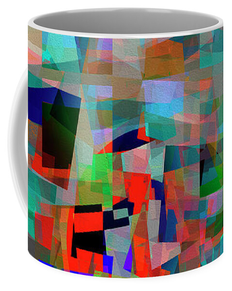 Nag005273 Coffee Mug featuring the digital art Red Alert by Edmund Nagele FRPS