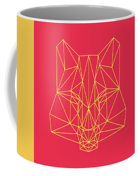 Fox Coffee Mug featuring the digital art Red Fox by Naxart Studio