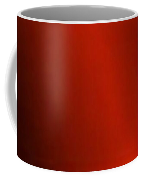 Oil Coffee Mug featuring the painting Red Glow by Matteo TOTARO