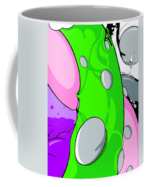Vine Coffee Mug featuring the drawing Reentry by Craig Tilley