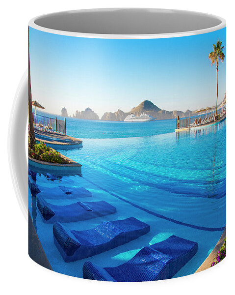 Cabo Coffee Mug featuring the photograph Resort Living by Bill Cubitt