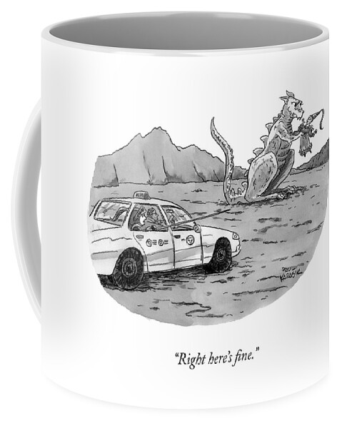 Right Here's Fine Coffee Mug