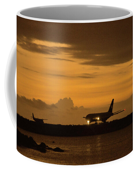 Sunset Coffee Mug featuring the photograph Right of Way by Climate Change VI - Sales