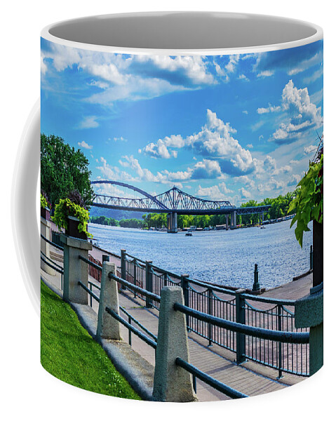 Riverside Park Coffee Mug featuring the photograph Riverside Park by Phil S Addis
