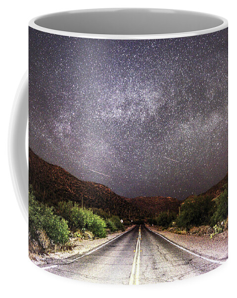 Stars Coffee Mug featuring the photograph Road to the Stars by Chance Kafka