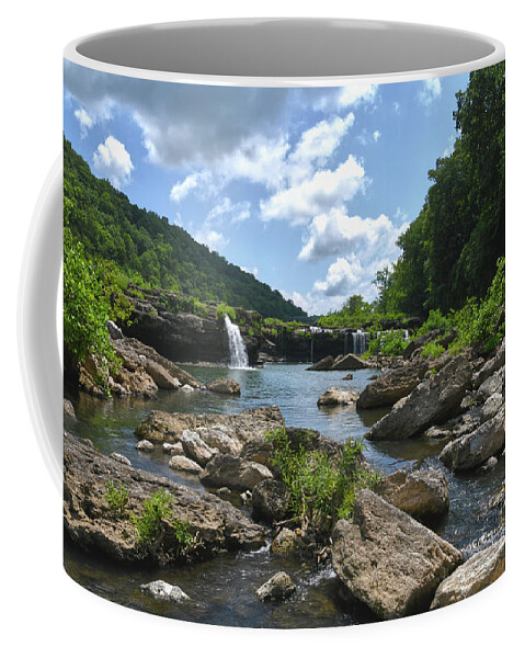 Waterfalls Coffee Mug featuring the photograph Rock Island State Park 7 by Phil Perkins