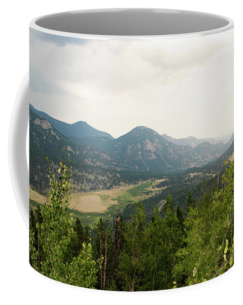 Mountain Coffee Mug featuring the photograph Rocky Mountain Overlook by Nicole Lloyd