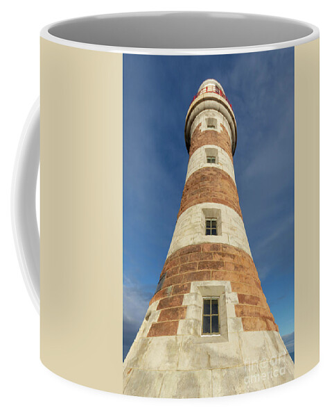 Roker Coffee Mug featuring the photograph Roker lighthouse 1 by Steev Stamford