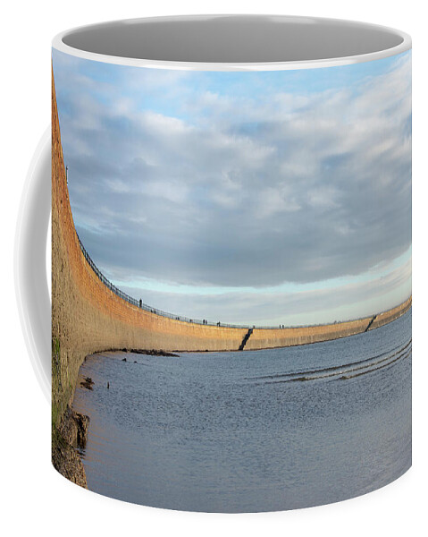 Roker Coffee Mug featuring the photograph Roker pier 2 by Steev Stamford