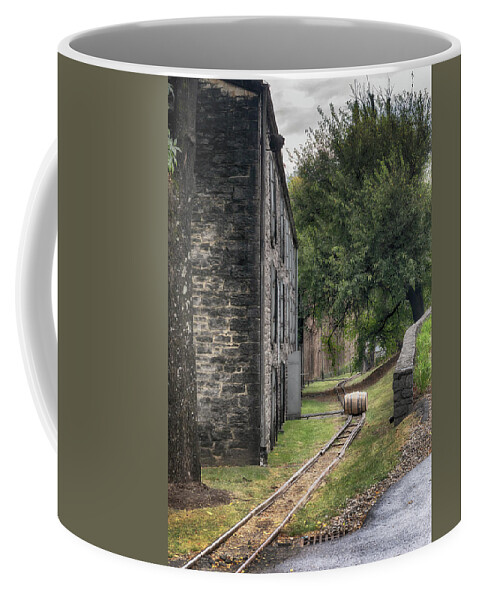 Woodford Reserve Coffee Mug featuring the photograph Rolling on Down the Line by Susan Rissi Tregoning