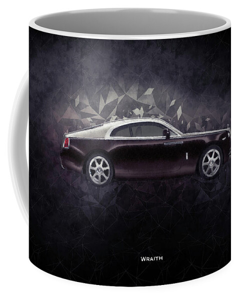Rolls Royce Wraith Coffee Mug featuring the digital art Rolls Royce Wraith by Airpower Art