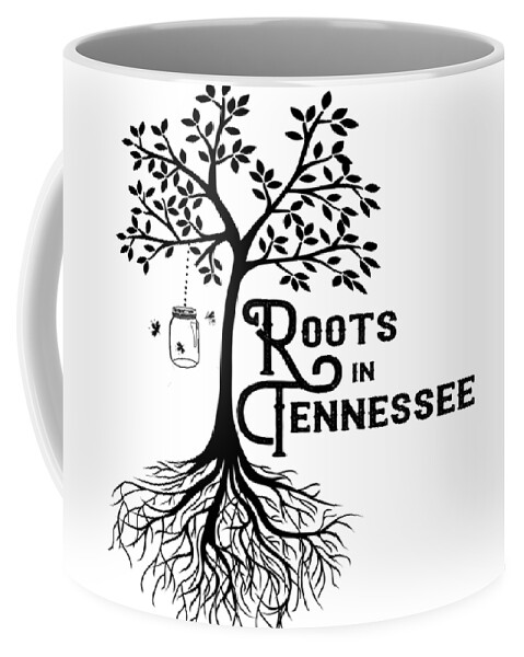 Tennessee Coffee Mug featuring the digital art Roots in TN by Heather Applegate
