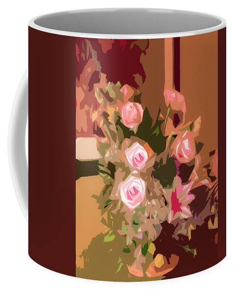 Flowers Coffee Mug featuring the photograph Rose Light 2 AR by Ginger Stein