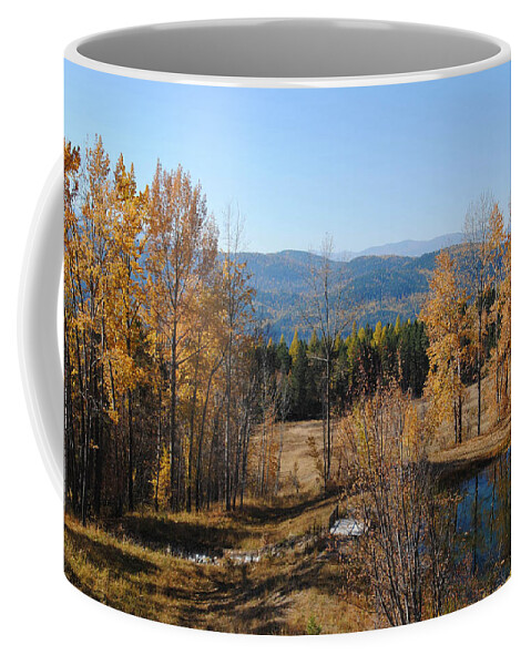 Montana Coffee Mug featuring the photograph Rural Montana by Vallee Johnson