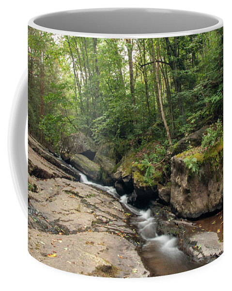 7tubs Coffee Mug featuring the photograph Rushing Water At Seven Tubs by Kristia Adams