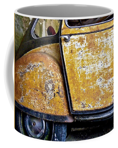 Rusting Old Car Coffee Mug featuring the photograph Rust Never Sleeps by Neil Pankler