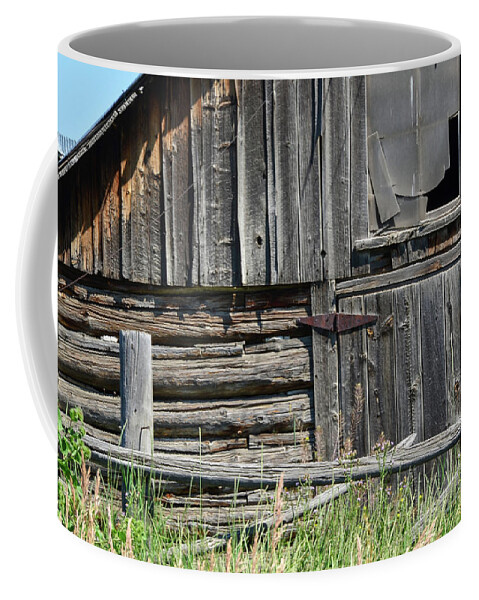 Montana Coffee Mug featuring the photograph Rustic Ranch Scene by Douglas Wielfaert