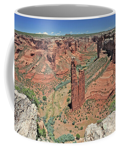 Arizona Coffee Mug featuring the photograph Sacred Spider Rock by Gary Kaylor