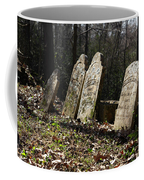 Cemetery Coffee Mug featuring the photograph Sacred to the Memory of by Kelly Gomez