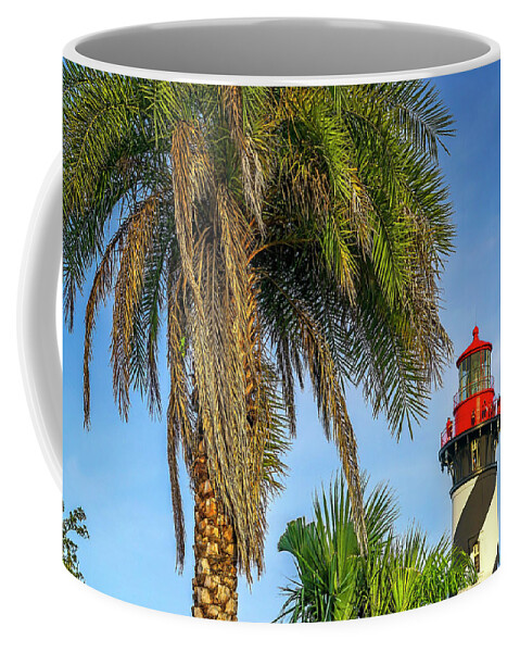 Estock Coffee Mug featuring the photograph Saint Augustine Lighthouse by Laura Zeid