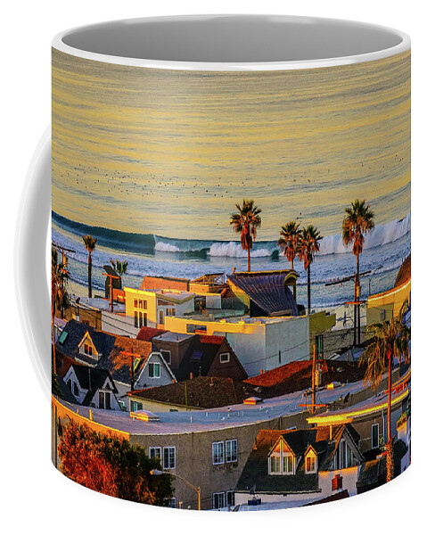 San Diego Coffee Mug featuring the photograph San Diego Beach by Darcy Dietrich
