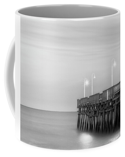Sandbridge Minimalist Coffee Mug featuring the photograph Sandbridge Minimalist by Russell Pugh