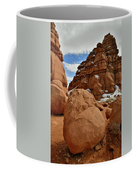 Highway 24 Coffee Mug featuring the photograph Sandstone Goblins along Highway 24 near Hanksville UT by Ray Mathis