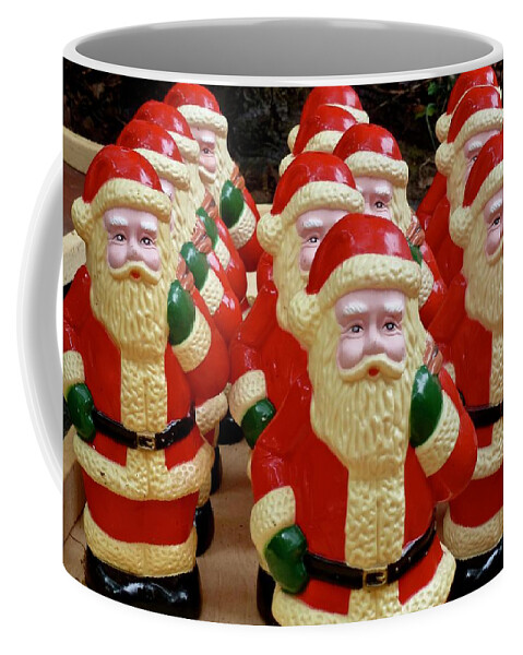 Santa Coffee Mug featuring the photograph Santa Claus Brigade by Lynn Hunt