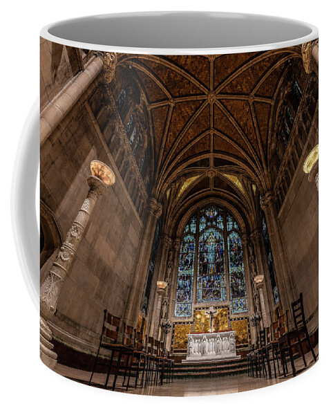 New York Coffee Mug featuring the photograph Savior Chapel by David Downs