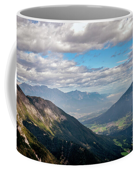 Alps Coffee Mug featuring the photograph Schlick 2000 Stubai, Tyrol c8 by Ilan Rosen