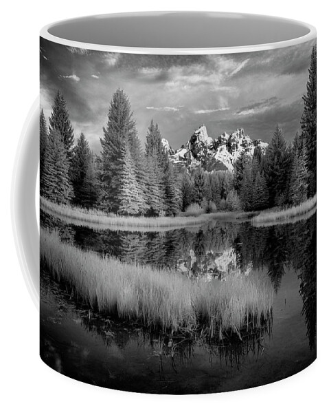 Tetons Coffee Mug featuring the photograph Schwabacher Dawn II by Jon Glaser