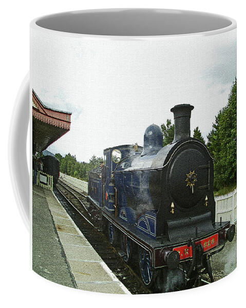 Scotland Coffee Mug featuring the photograph SCOTLAND. Aviemore. Strathspey Railway. by Lachlan Main