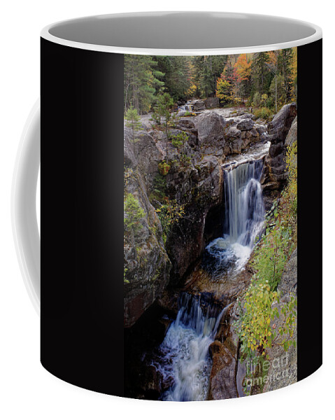 Waterfall Coffee Mug featuring the photograph Screw Auger Falls, Maine, USA by Kevin Shields