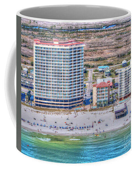 Sea Winds - Sea&suds Coffee Mug featuring the photograph Sea Winds Sea n Suds by Gulf Coast Aerials -