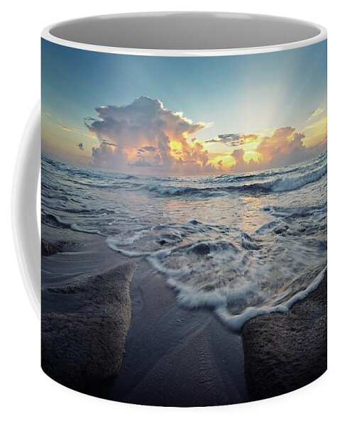 Sea Coffee Mug featuring the photograph Seascape View by Steve DaPonte