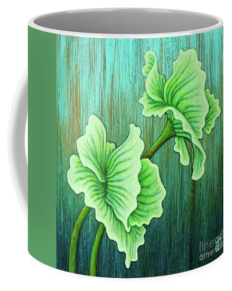 Poppy Coffee Mug featuring the painting Seaside Mourning by Amy E Fraser