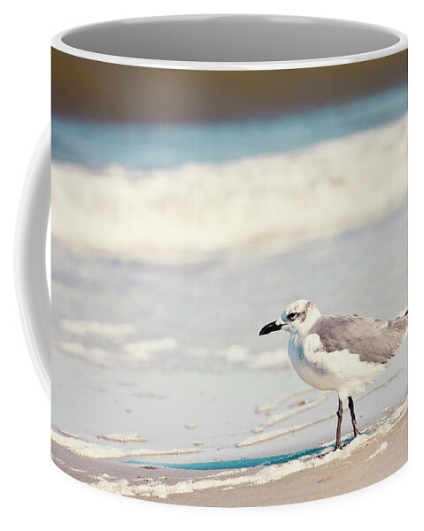 See Coffee Mug featuring the photograph See The Seagull by Susan Bryant