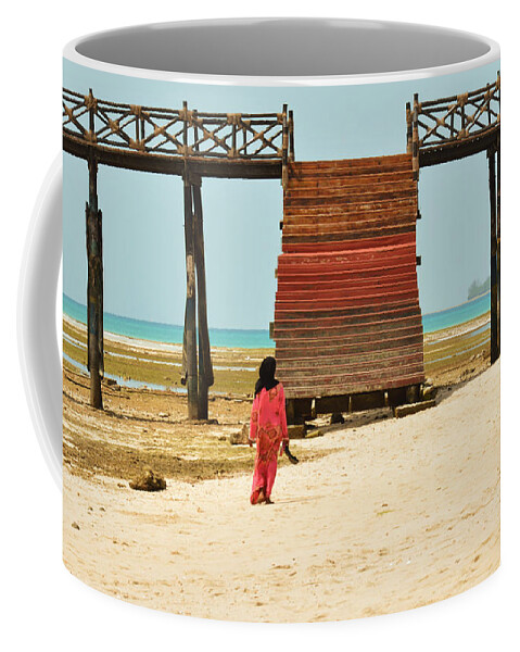 Woman Coffee Mug featuring the photograph Serenity on Prison Island by Yavor Mihaylov