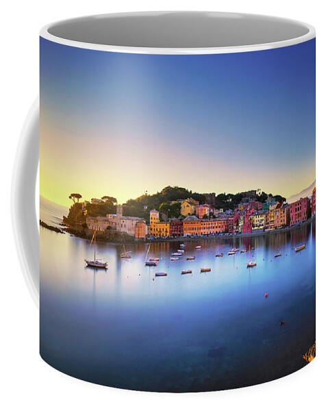Sestri Coffee Mug featuring the photograph Silence Bay, Sestri Levante, Liguria by Stefano Orazzini